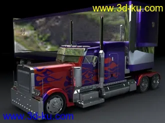 3D打印模型擎天柱卡车的图片