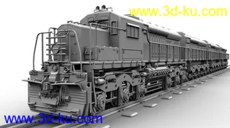 3D打印模型个人作品 火车  飙血奉献的图片