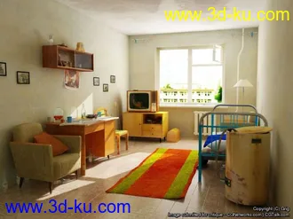 3D打印模型室内的图片