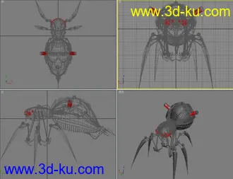 3D打印模型蜘蛛仔的图片