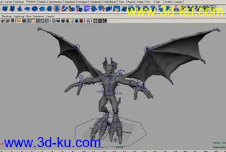 3D打印模型怪物绑定的图片