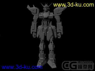 3D打印模型做的高达玩玩～的图片