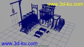 3D打印模型游戏场景的图片