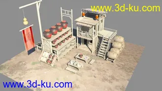 3D打印模型游戏场景的图片