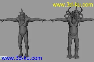 3D打印模型兽人的图片