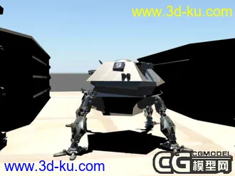 3D打印模型自己做的机械怪物的图片