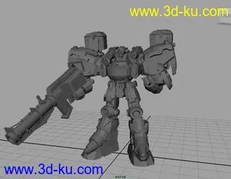 3D打印模型战斗机器人  很帅很霸气的图片