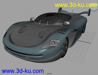 个性的概念车MAYA模型的图片