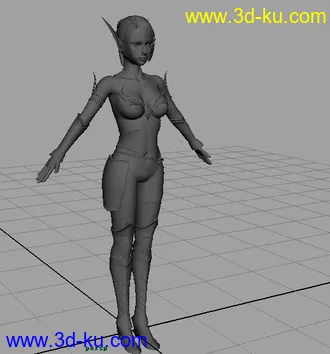 3D打印模型女精灵很漂亮的哦的图片