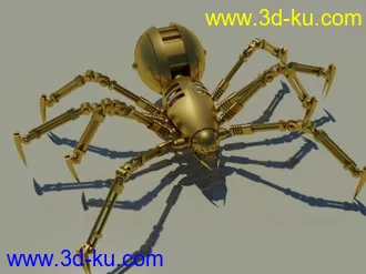 3D打印模型一直机械蜘蛛的图片