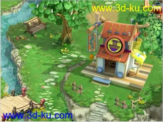 3D打印模型小房子的图片