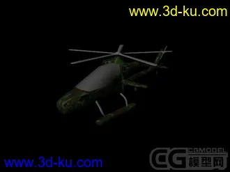 3D打印模型小弟的一个直升机建模的图片