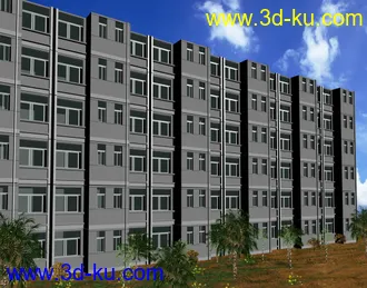 3D打印模型我们宿舍楼的图片