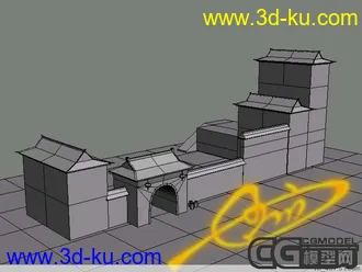 3D打印模型流星蝴蝶剑net-飞鹏堡（冷月临摹）的图片