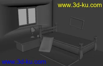 3D打印模型简单的室内一角初学者- -的图片