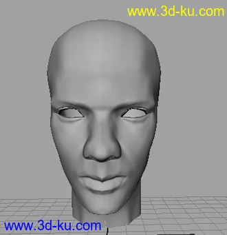 3D打印模型男人头的图片