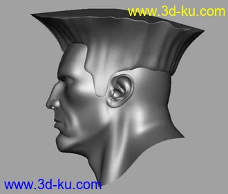 3D打印模型写实古列人头的图片