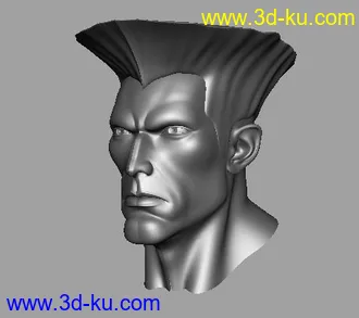 3D打印模型写实古列人头的图片