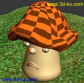 3D打印模型新手自学3Dmax——坏情绪的蘑菇先生的图片