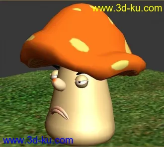 3D打印模型新手自学3Dmax——坏情绪的蘑菇先生的图片