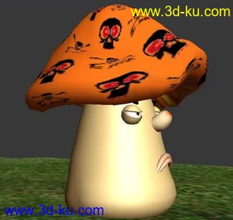 3D打印模型新手自学3Dmax——坏情绪的蘑菇先生的图片