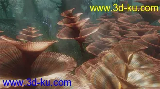 3D打印模型阿凡达里面的一些植物的图片