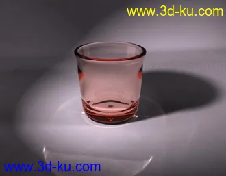 3D打印模型玻璃杯焦散效果的图片
