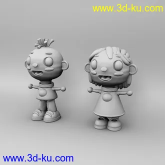 3D打印模型娃娃的图片
