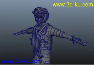 3D打印模型F35 飞行员的图片