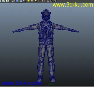 3D打印模型F35 飞行员的图片