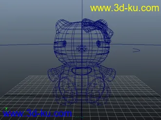 3D打印模型hello kitty（给小昕昕的）的图片
