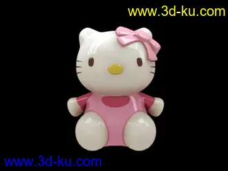3D打印模型hello kitty（给小昕昕的）的图片