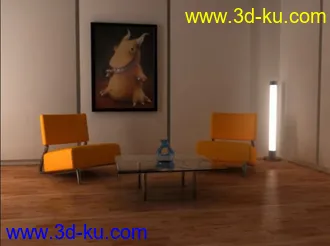 3D打印模型灯光练习+材质+灯光+贴图的图片