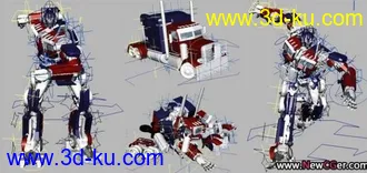 3D打印模型擎天柱的图片