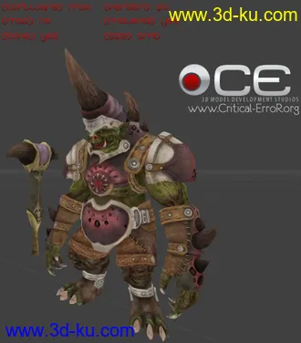 3D打印模型[Share] Wild Orcan Monster的图片