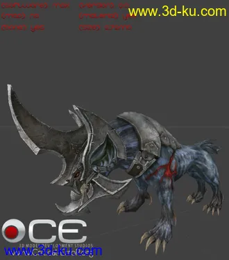 3D打印模型[Share] Violent Hyena Monster的图片