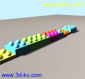 3D打印模型猪猪侠5积木元件（部分）的图片