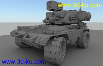 3D打印模型装甲车一辆的图片