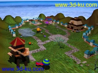 3D打印模型场景作业的图片