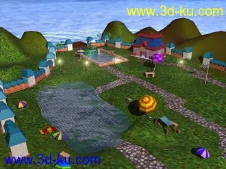 3D打印模型场景作业的图片