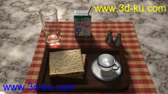 3D打印模型早餐的图片