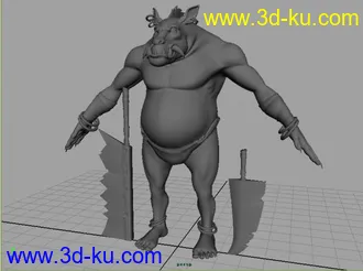 3D打印模型野猪怪的图片