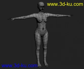 3D打印模型女人的身体的图片