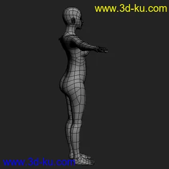 3D打印模型女人的身体的图片