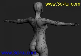 3D打印模型女人的身体的图片