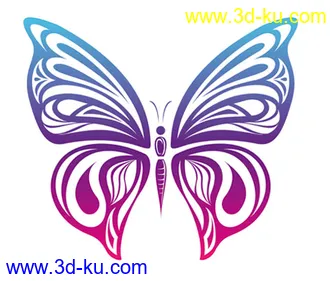 3D打印模型蝶恋花的图片