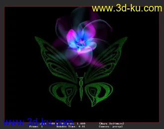 3D打印模型蝶恋花的图片