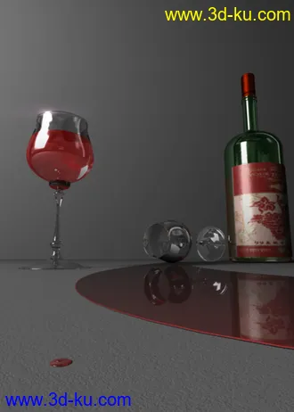 3D打印模型酒瓶的图片