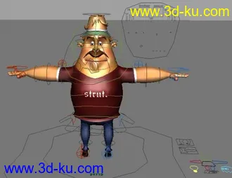 3D打印模型各种角色全套绑定包括表情，集体打包供大家分享的图片