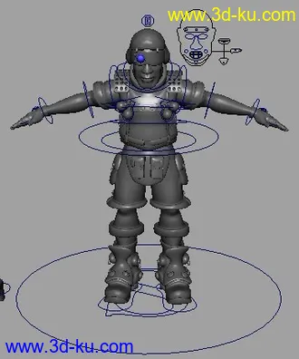 3D打印模型各种角色全套绑定包括表情，集体打包供大家分享的图片